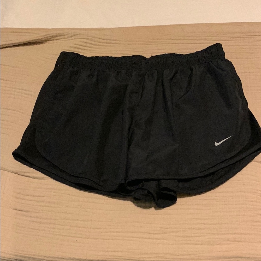 Nike Black Athletic Shorts Lightweight Elastic Waist
